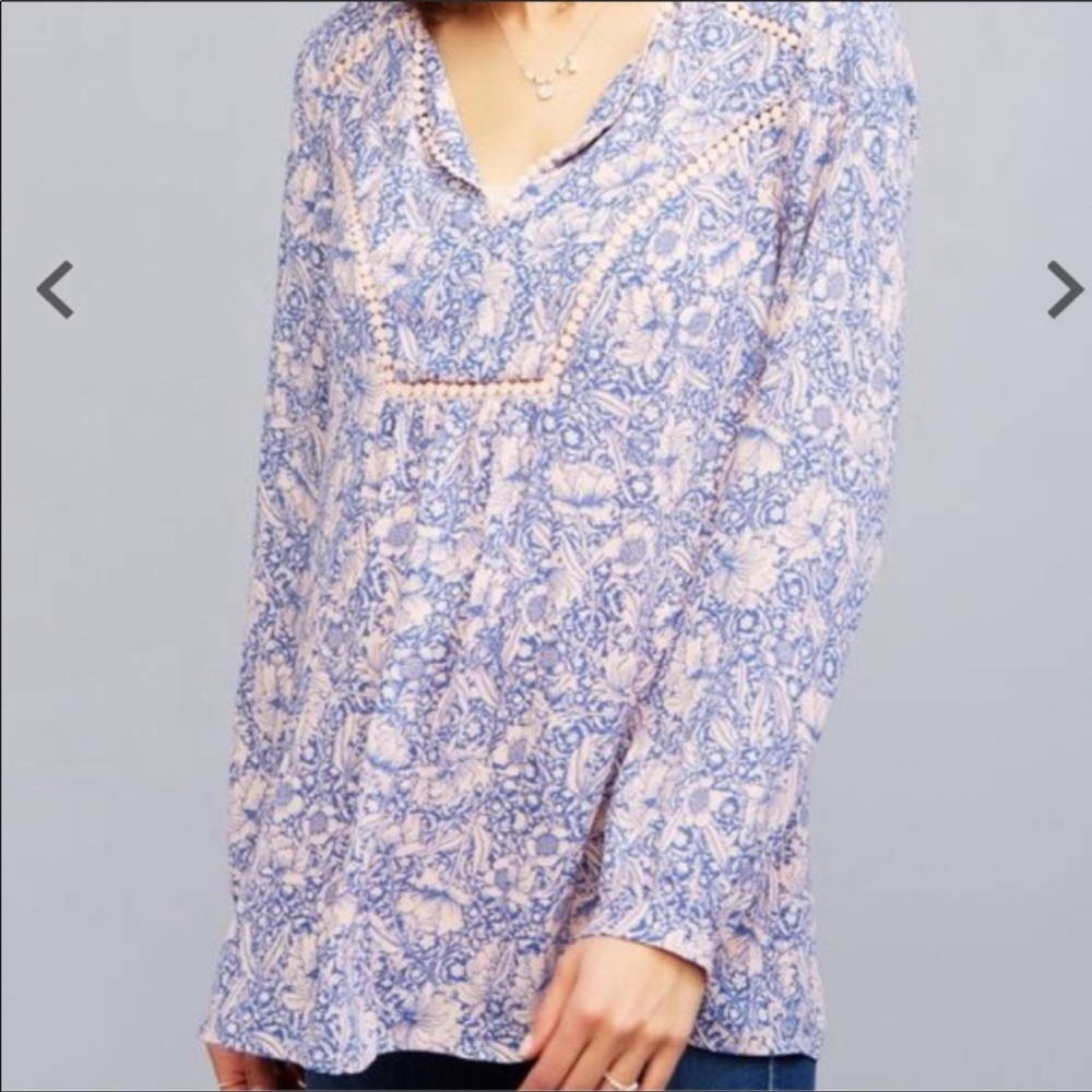 Daniel Rain Maternity FloraL Blouse